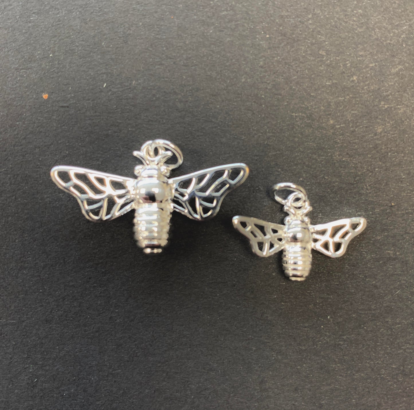 Small Silver Honey Bee Necklace - Strange of London