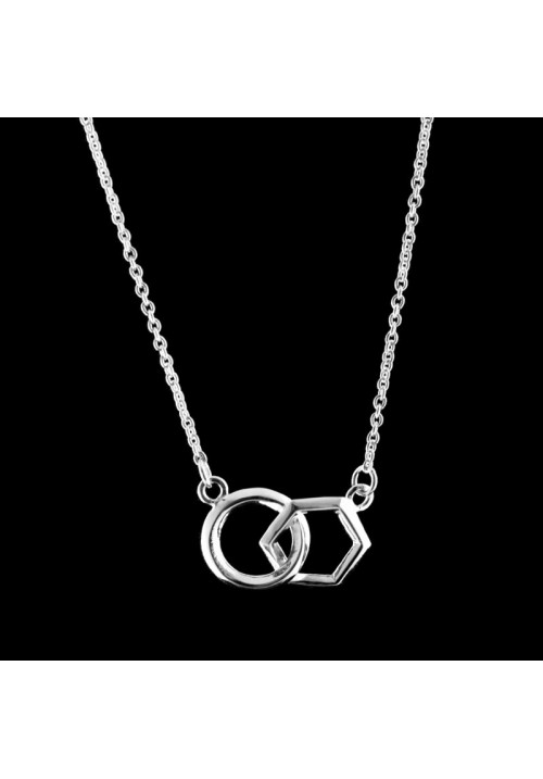 Honeycomb and Circle Necklace - Strange of London