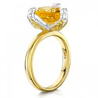 Citrine & Bee Ring