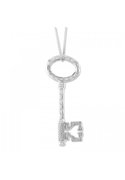Silver Bee Key Pendant