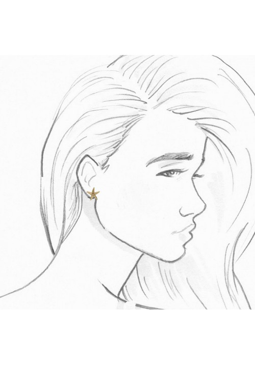 Starfish Stud Earrings - Strange of London