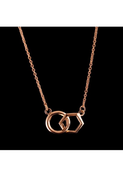Honeycomb and Circle Necklace - Strange of London