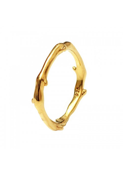 Twig Ring - Strange of London Silver or Gold