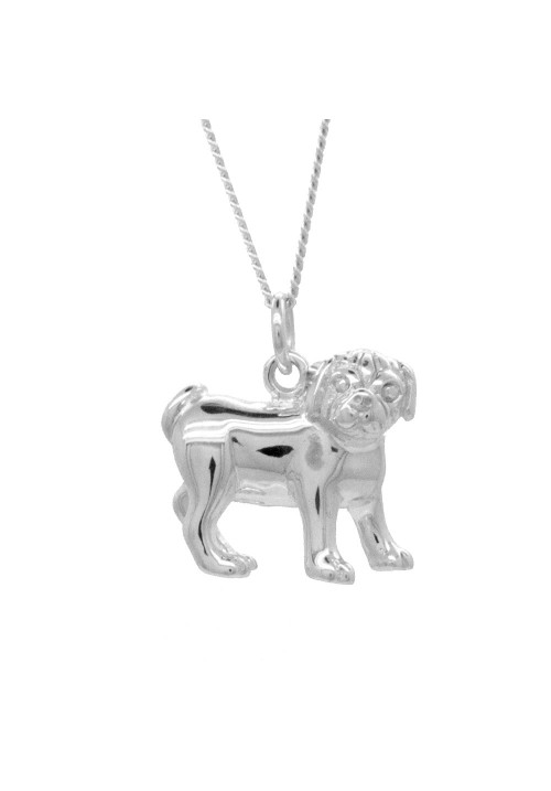 Pug Dog Pendant - Strange of London