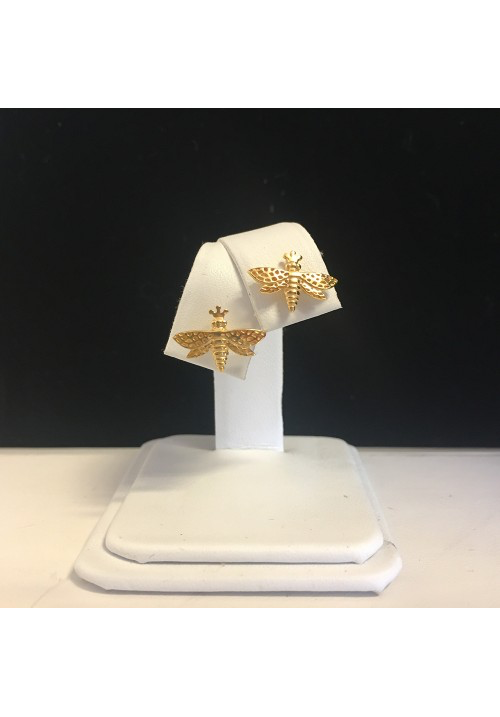 Queen Bee Stud Earrings - Strange of London